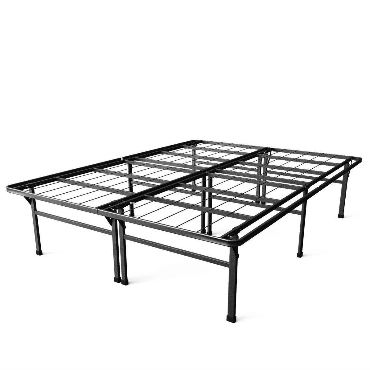 Queen Size 18-inch Folding Metal Platform Bed Frame M924480
