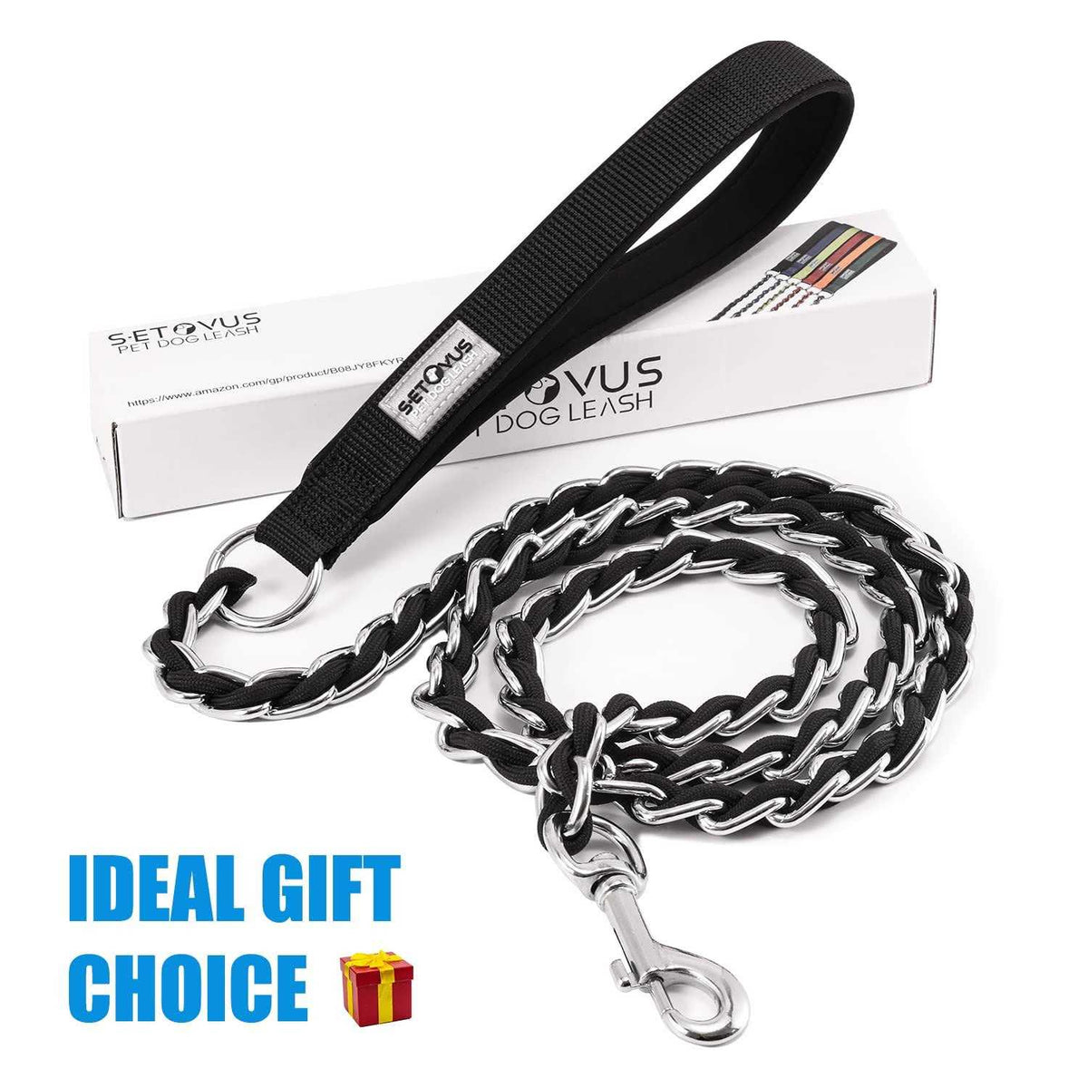 Chew Proof Metal Chain Dog Leash Y1580