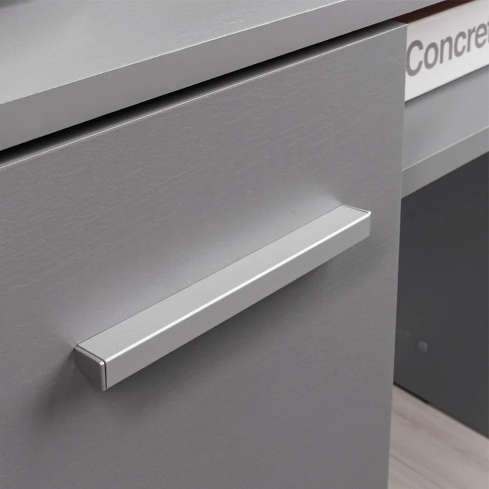 White 53 inch Office Desk with Drawers R586864