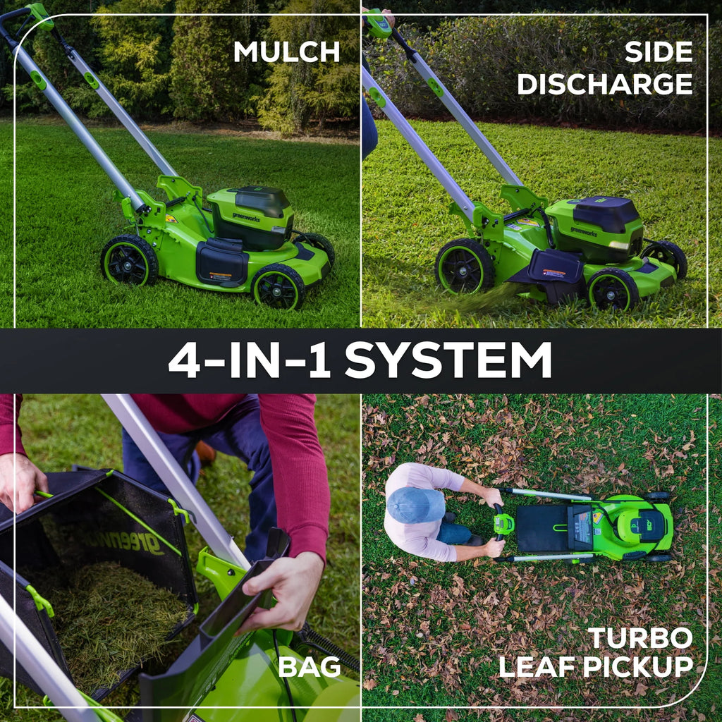 60V 21 Self Propelled Lawn Mower with 8.0 Ah Battery & Rapid Charger N197696