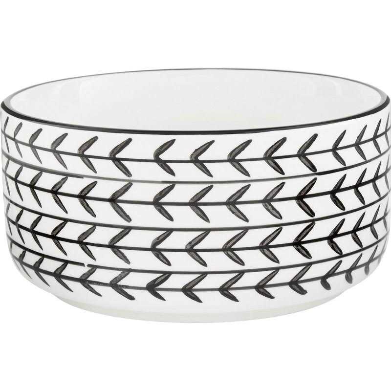 Black Dog & Cat Bowl X469