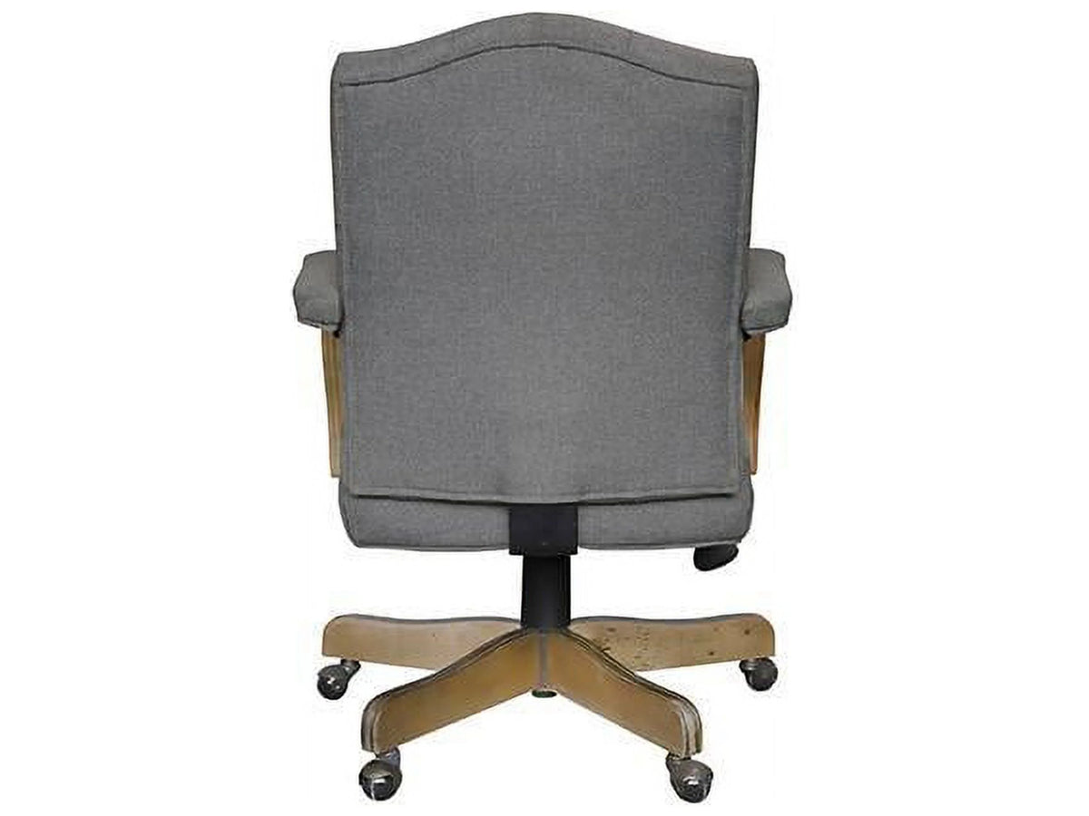 Medium Grey Linen Commercial Grade Chair L806887