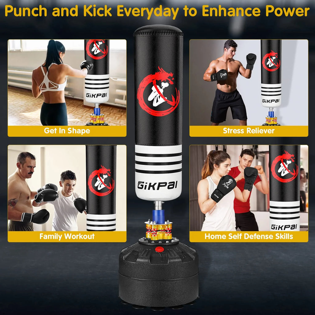69'' 182lbs Freestanding Punching Bag with Stand R877828