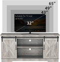 59" Sliding Barn Door TV Stand B314