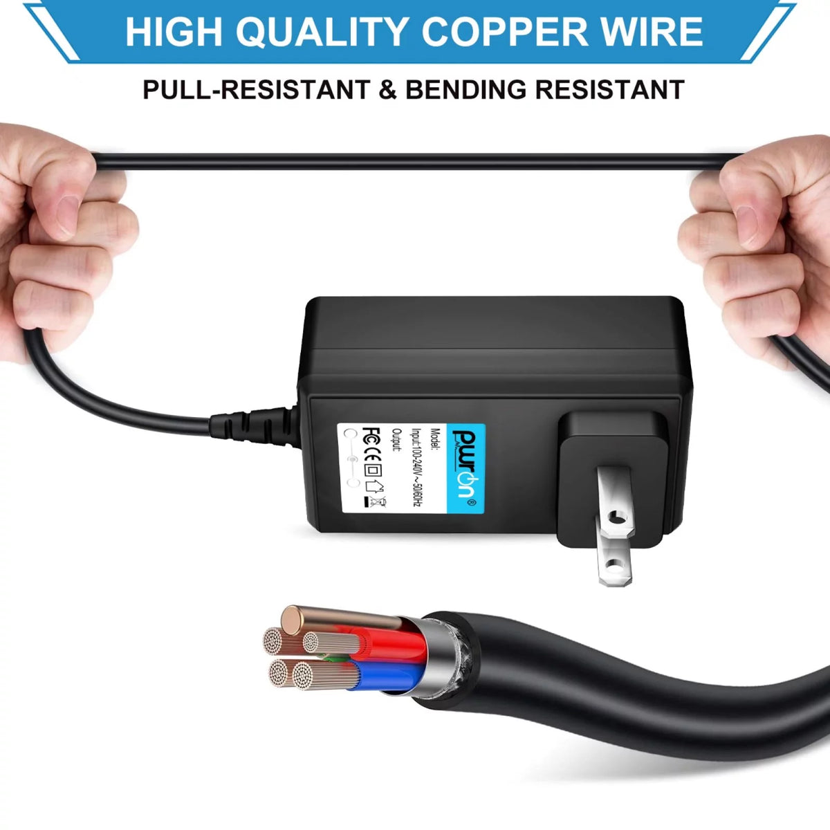 Compatible AC / DC Adapter Replacement for Tower Speaker System Power Supply Cord W22606