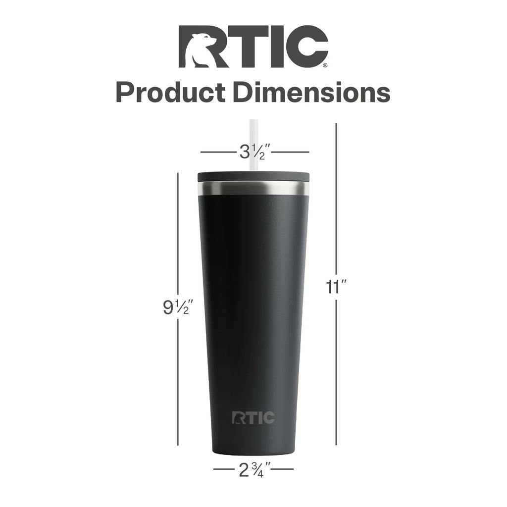 28 oz Ceramic Lined Tumbler with Straw Lid G54843