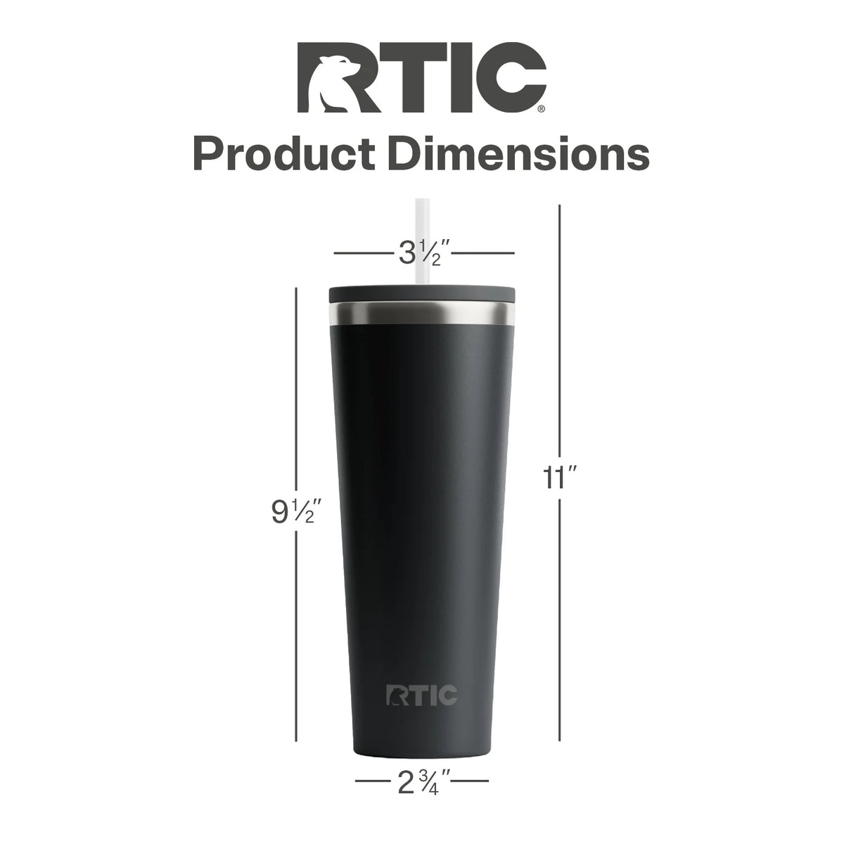 28 oz Ceramic Lined Tumbler with Straw Lid G54843