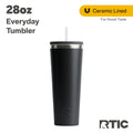 28 oz Ceramic Lined Tumbler with Straw Lid G54843
