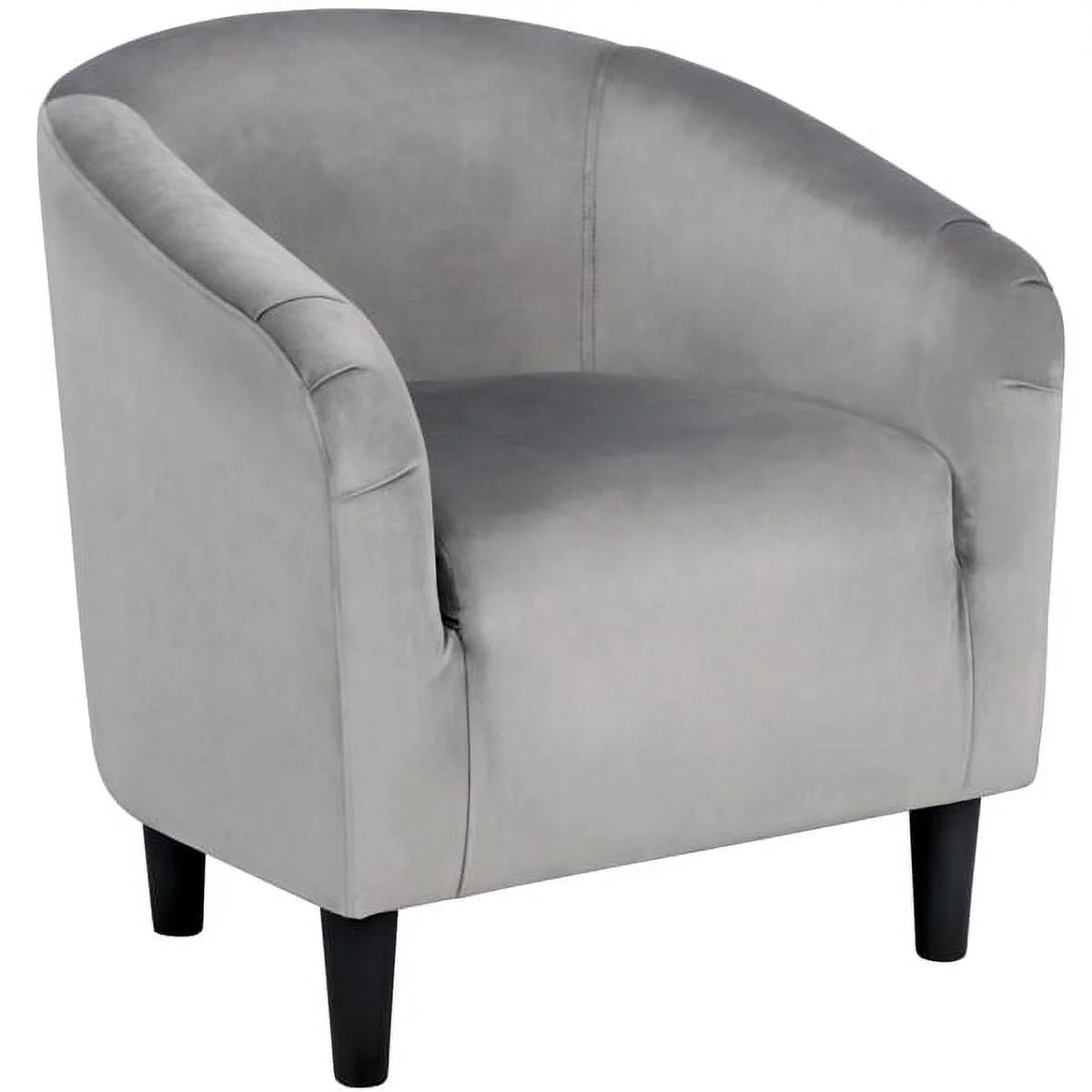 Ivory Polyester Boucle Accent Chair G92162