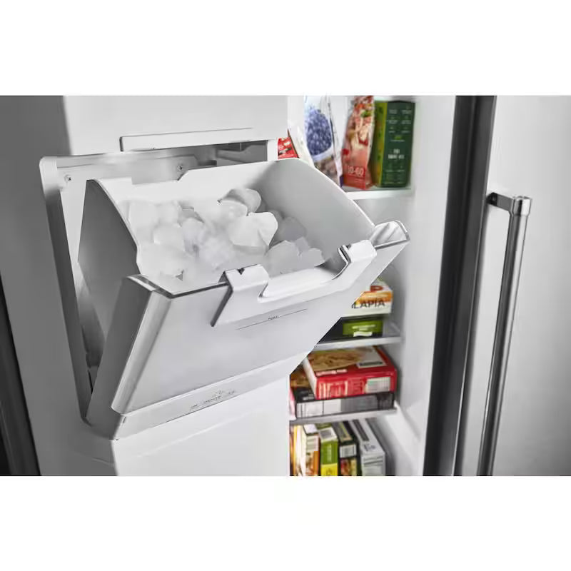 Black Stainless Steel Counter Depth Side by Side Refrigerator X899