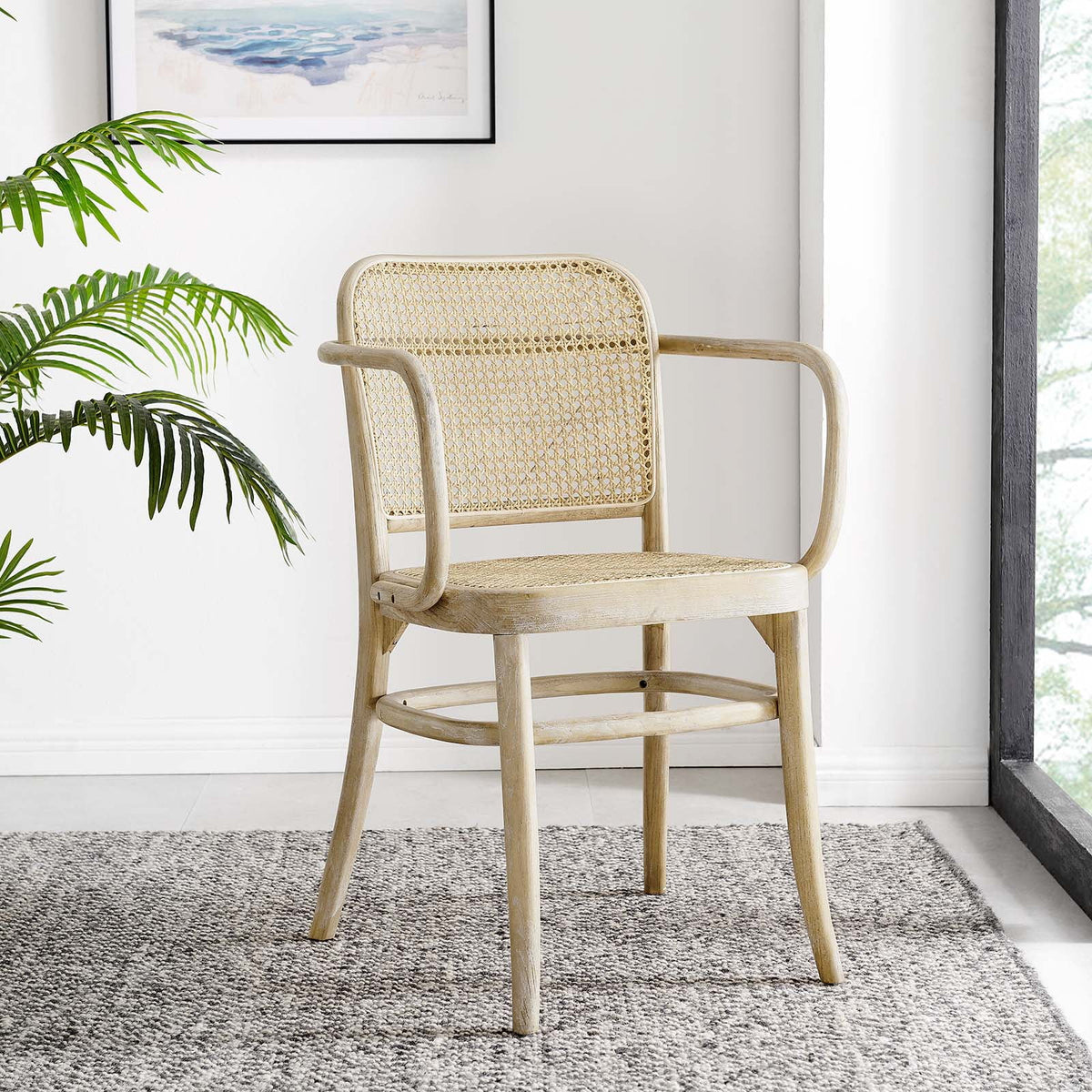 Gray Wood Dining Chair S772