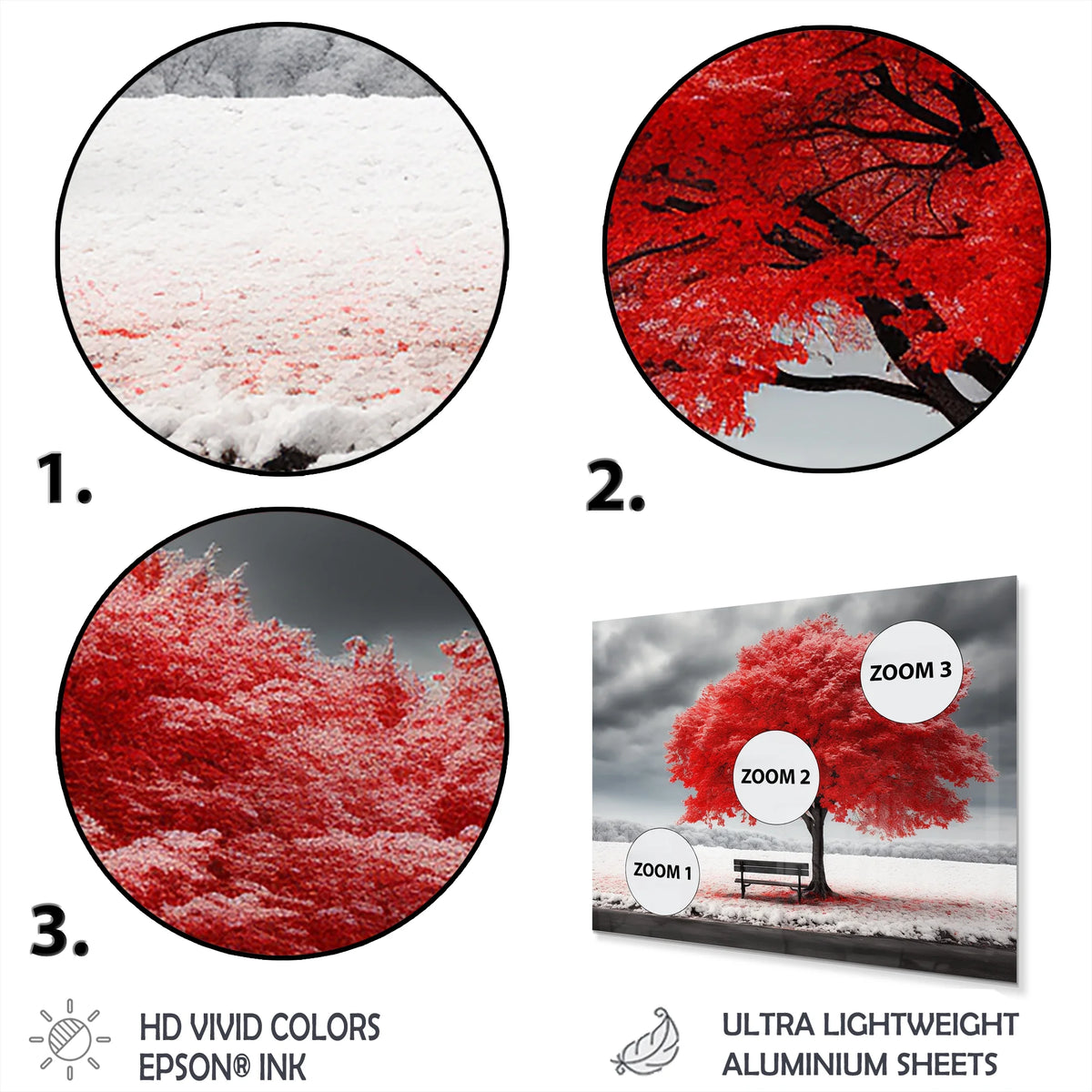 Floral Metal Wall Art Prints L8602