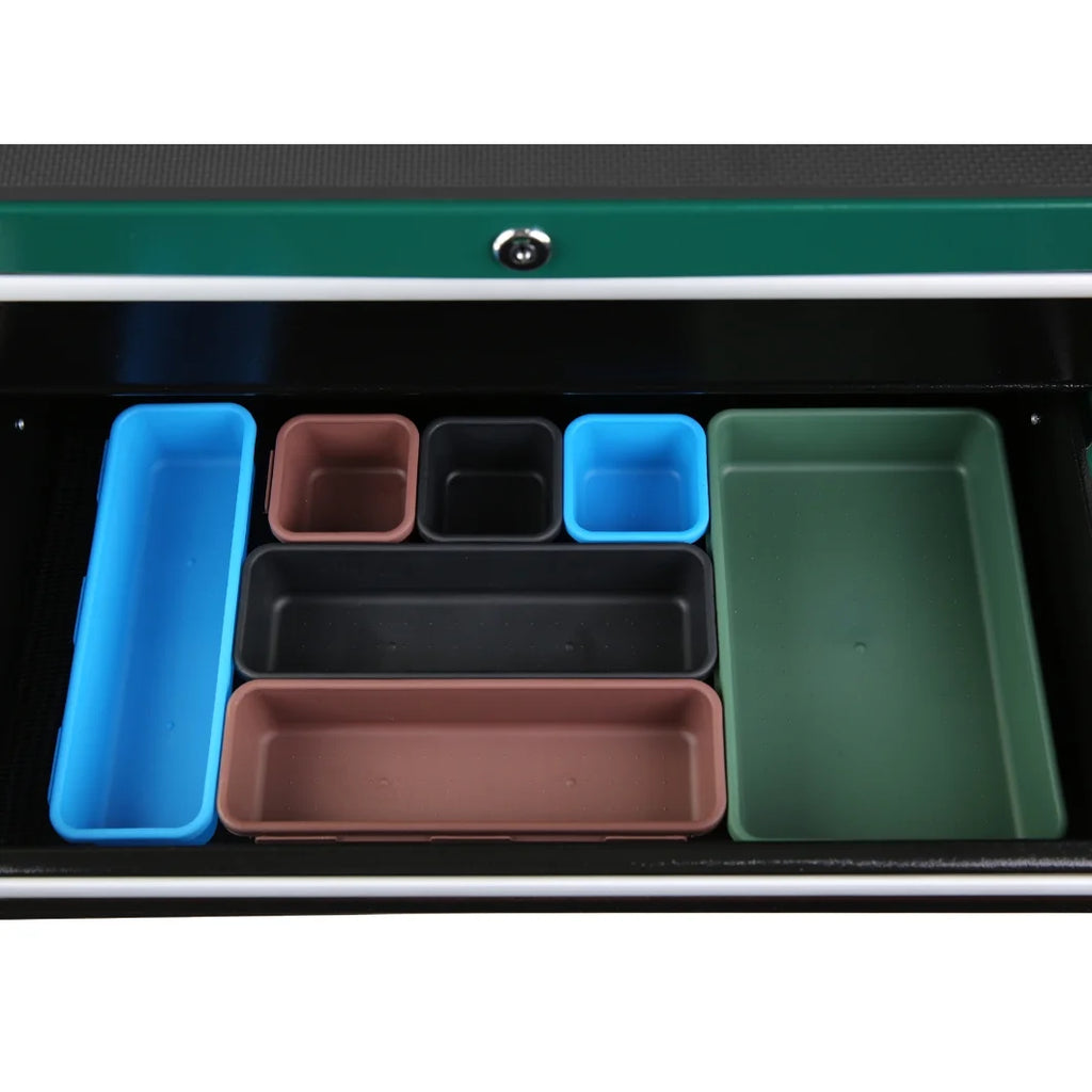 Blue 5 Drawers Rolling Tool Chest with Wheels Y2683