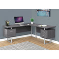 L Shape Computer Desk with Storage Drawers M575