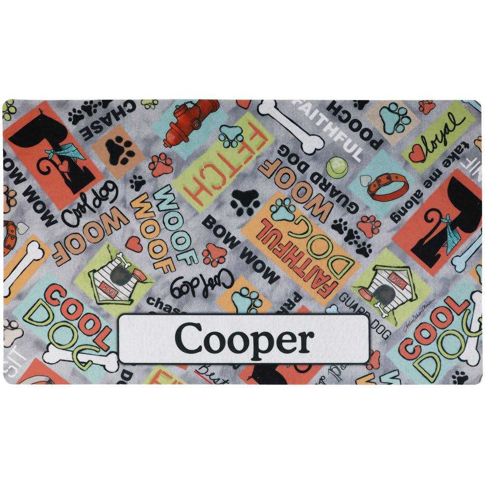 Personalized Pet Bowl Placemat D175872