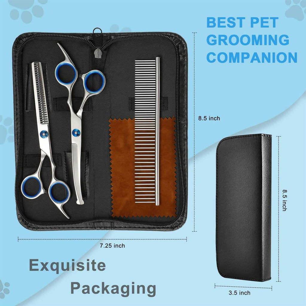 6 in 1 Dog Grooming Scissors Stainless Steel C634