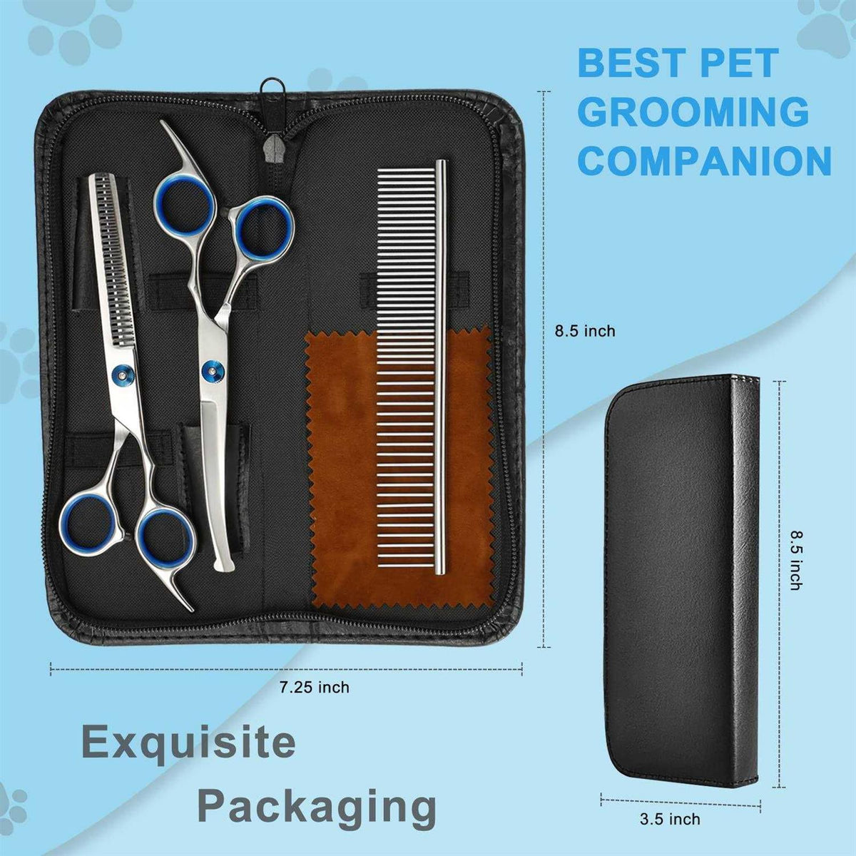 6 in 1 Dog Grooming Scissors Stainless Steel C634