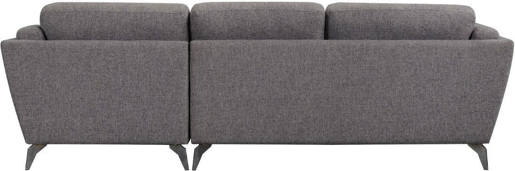 Gray Fabric Sectional Sofa A4087