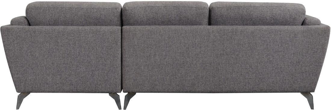 Gray Fabric Sectional Sofa A4087