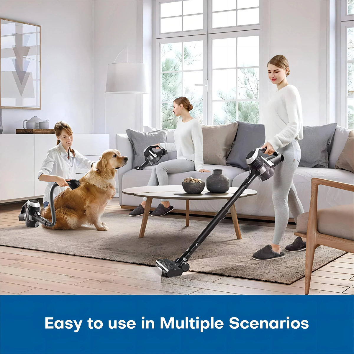 Cordless 4-in-1 Lightweight Stick Vacuum Cleaner F4318