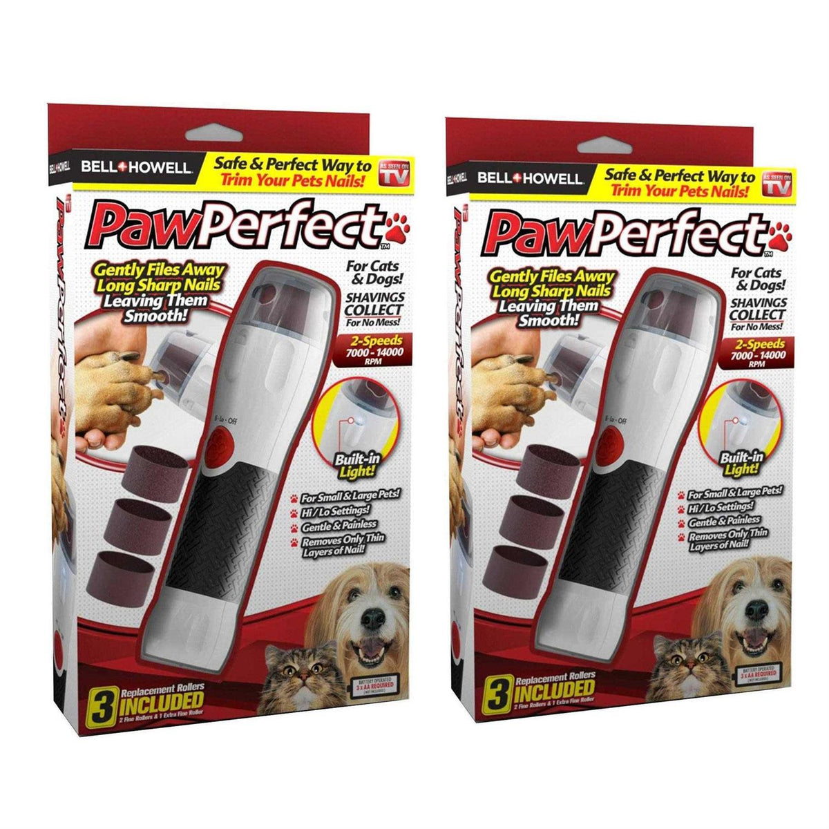 Pet Nail Rotating File Dog Nail Grinder Trimmer 3 Modes Y1401