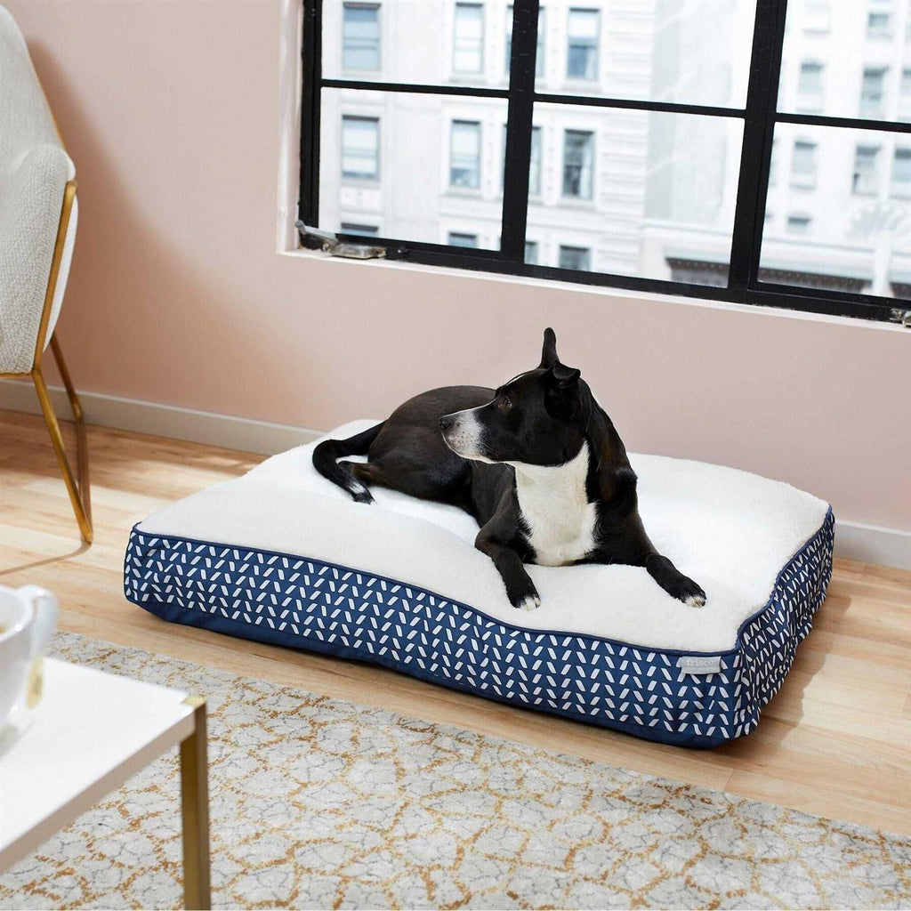 Plush Orthopedic Dog Bed with Removable Cover F90564