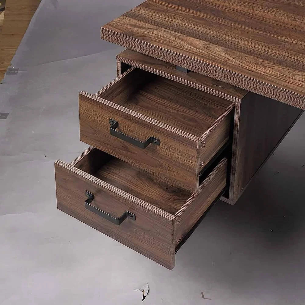 59 Inch Writing Desk with Drawers C20638