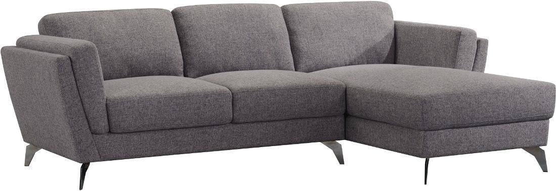 Gray Fabric Sectional Sofa A4087