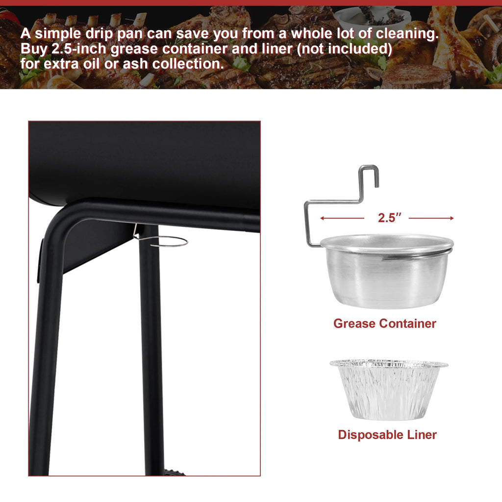 Charcoal Grill with Side Table B3080
