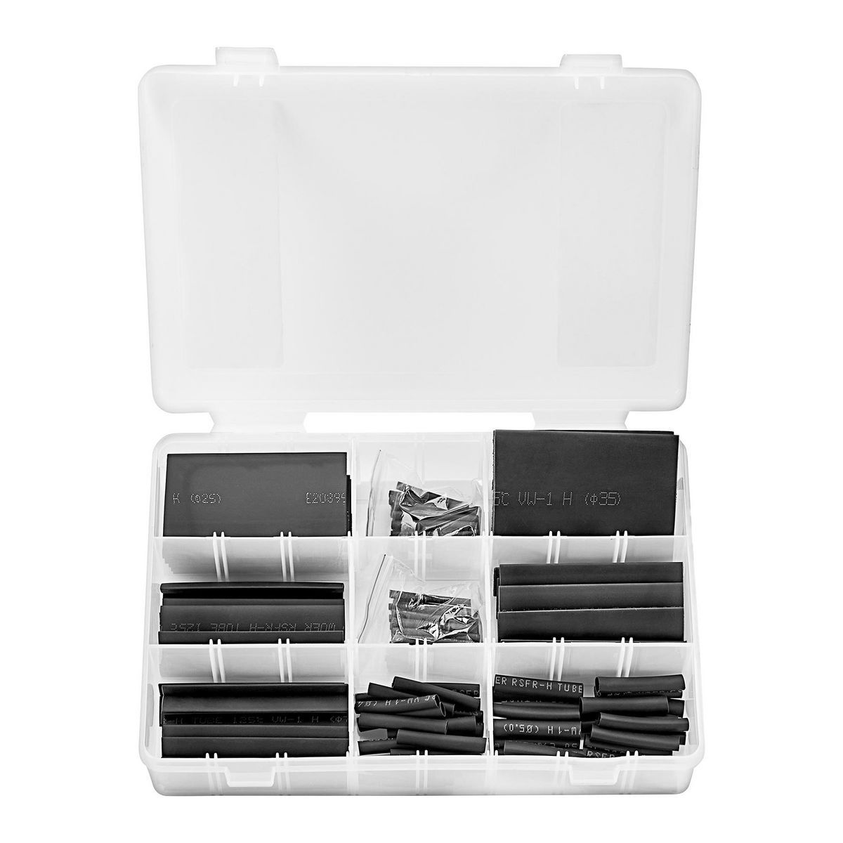 Heat-Shrink Tubing Assortment with Case, 140-Piece V1324