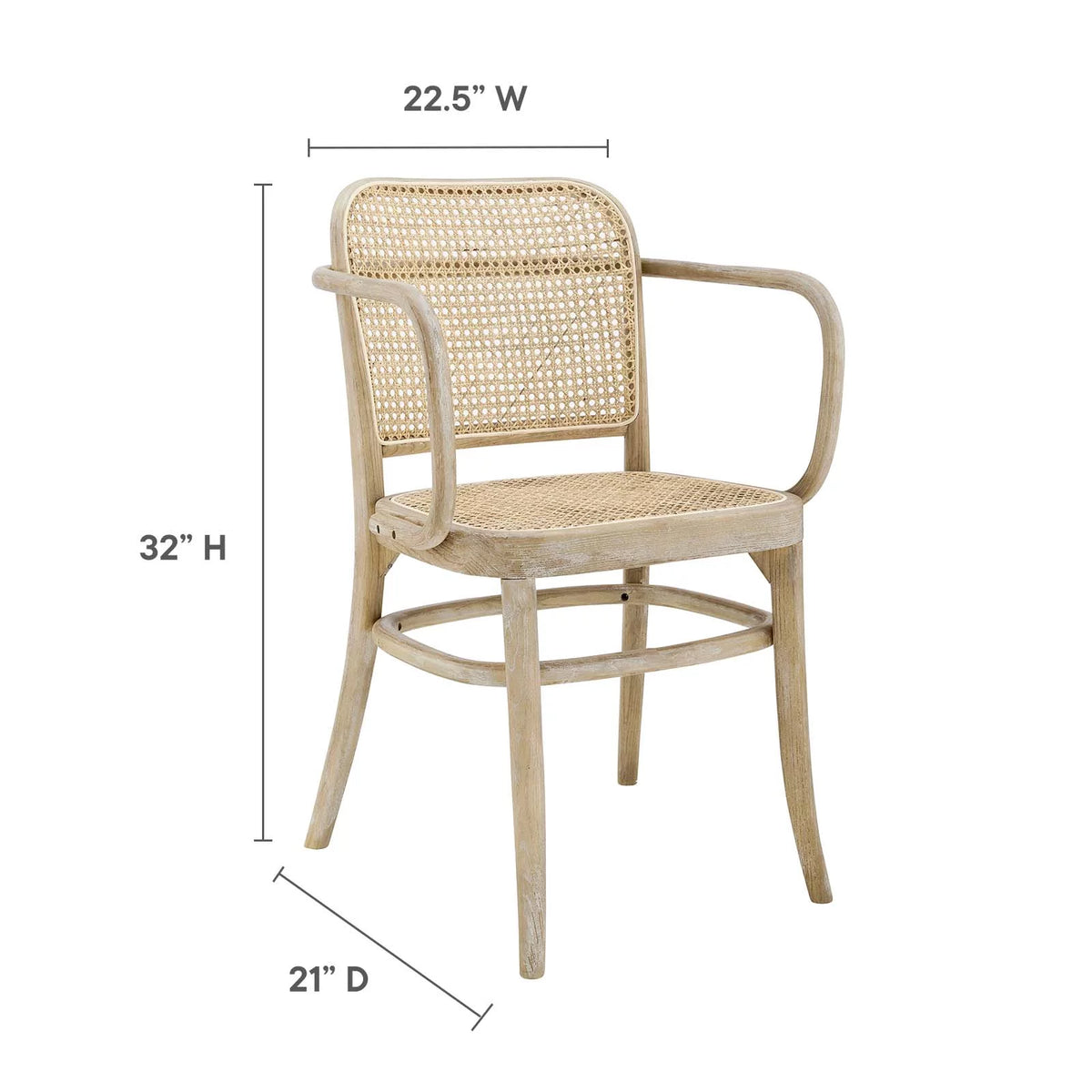 Gray Wood Dining Chair S772