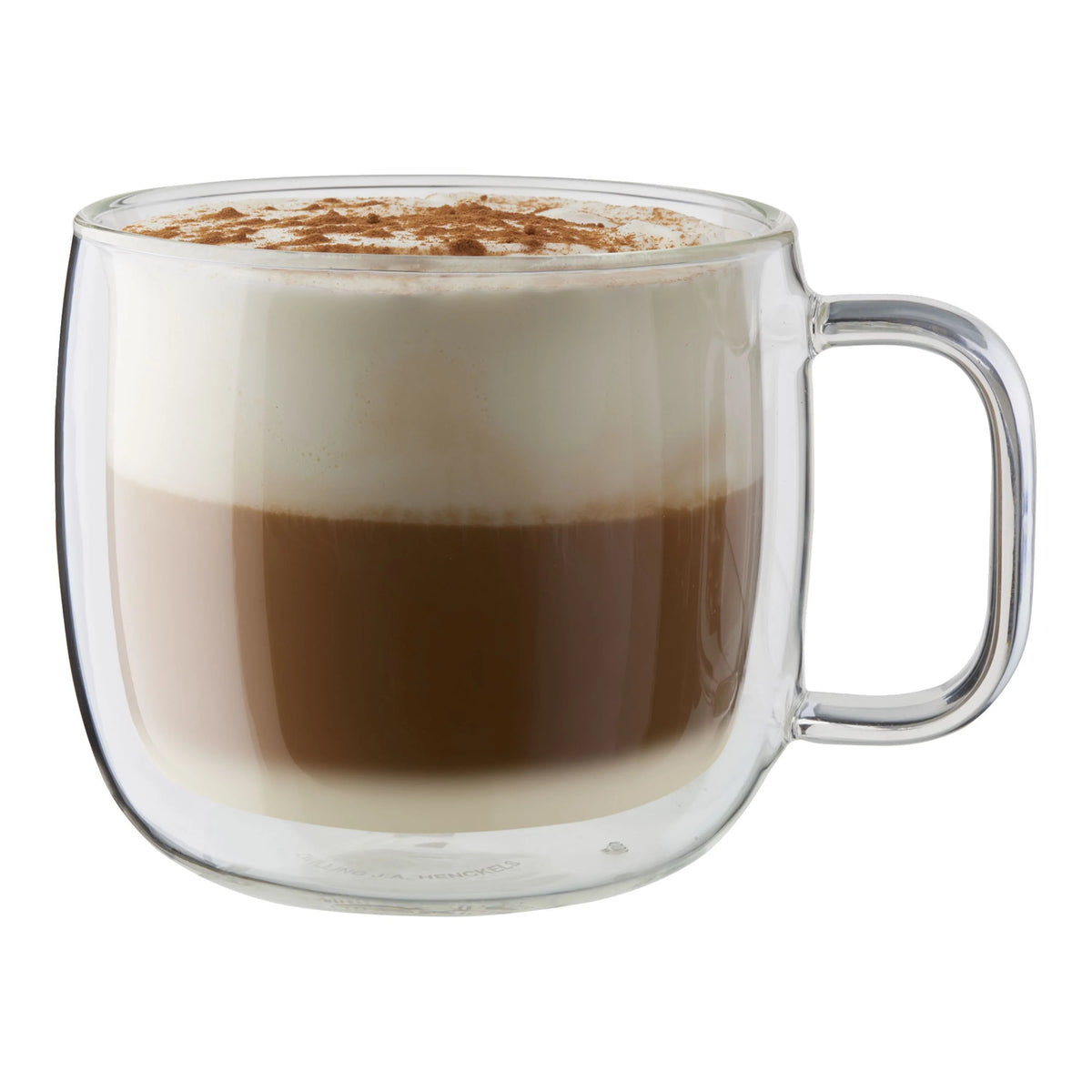 2pc Double Wall Glass Mug Set B9639