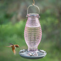 Vintage Glass Hummingbird Feeder G949