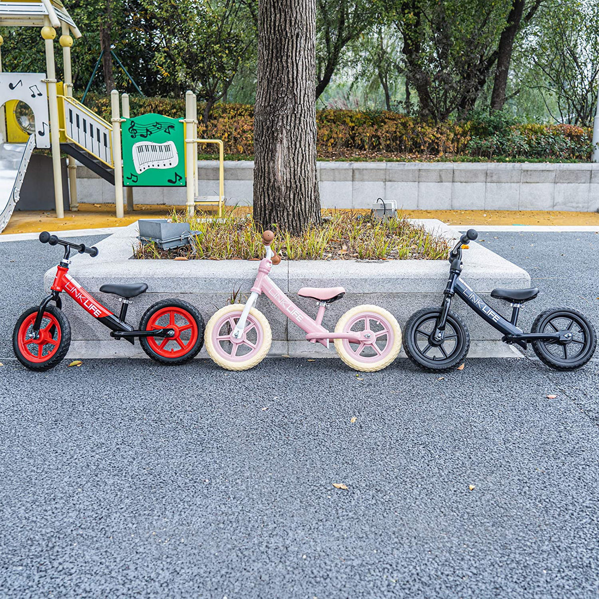 Blue 12 Inch No Pedal Kids Balance Bike K3387