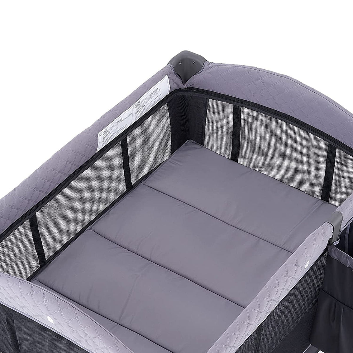 Portable Baby Play Yard with Wheels, Canopy, Changing Table L432574