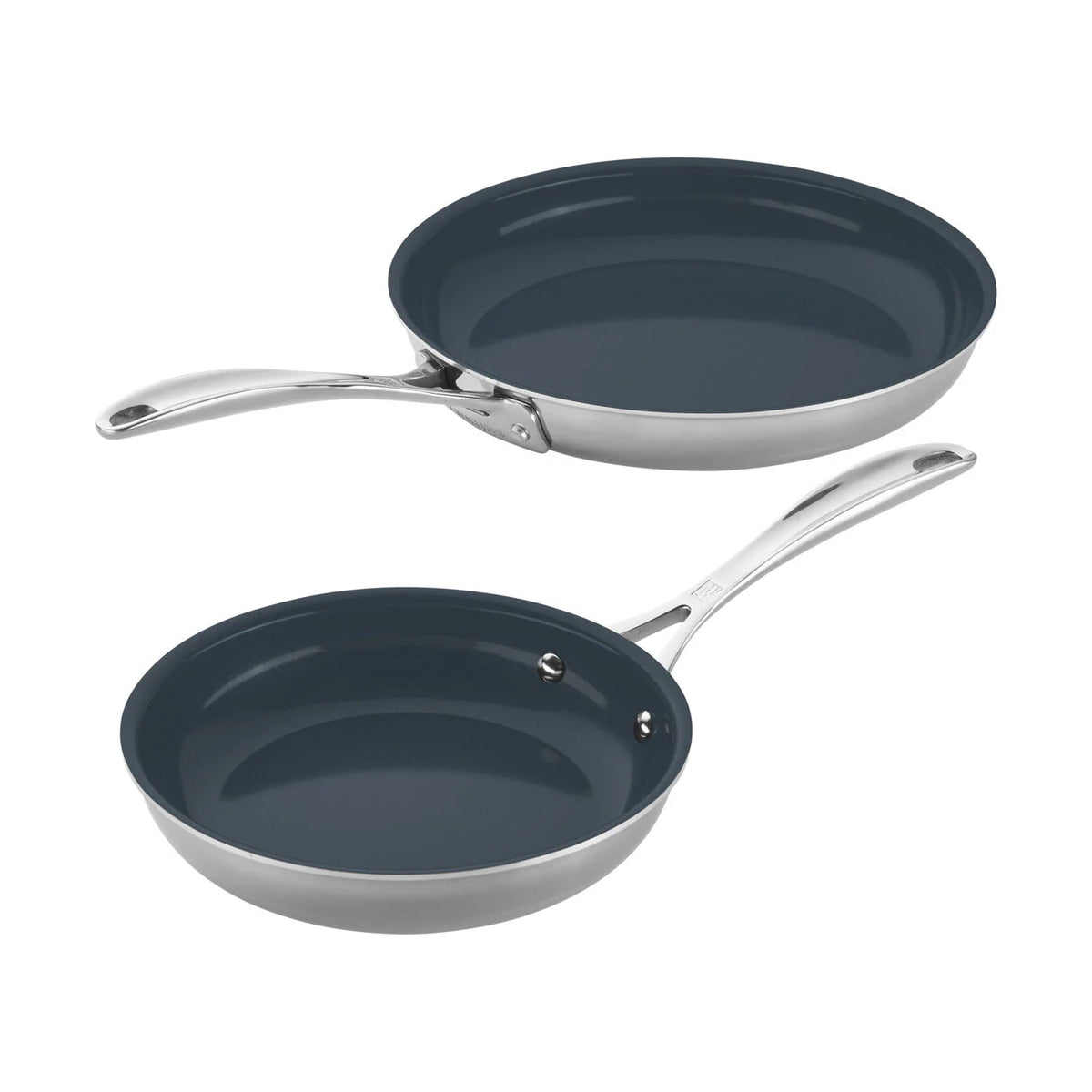 Stainless Steel Ceramic Nonstick Fry Pan Set Z18630