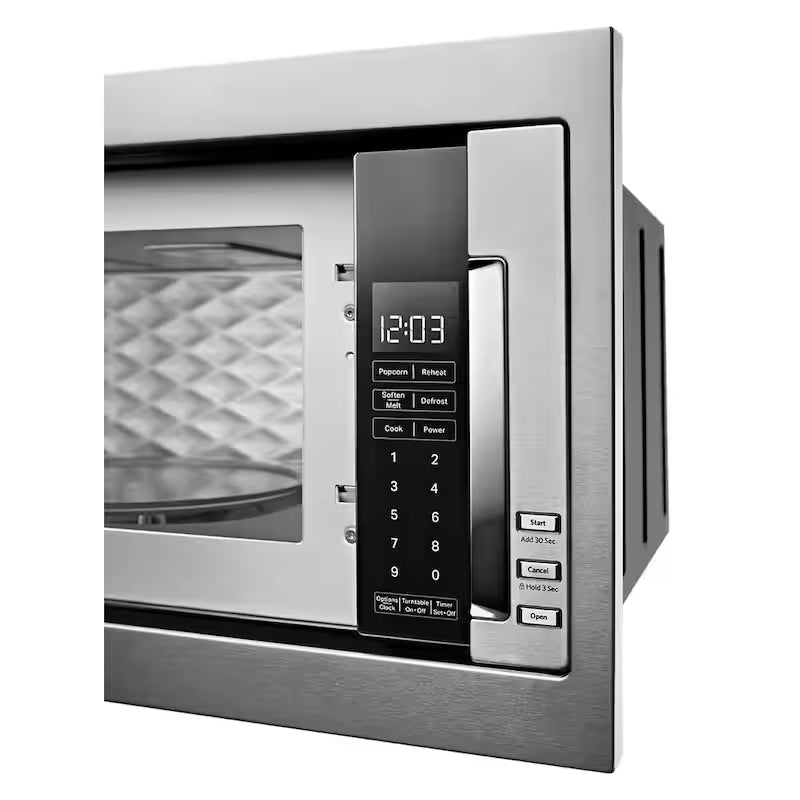 1.1 cu. ft. Built-In Sensor Cooking Microwave in Stainless Steel D408