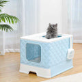 Enclosed Anti-splash Cat Litter Box J1321