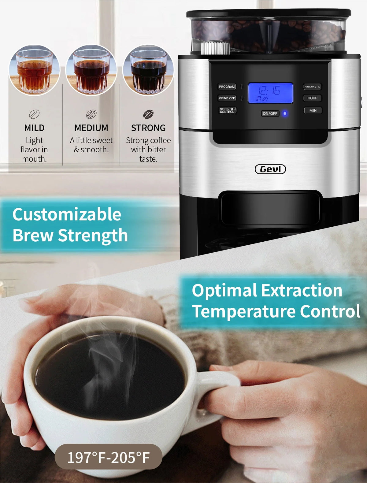 10-Cup Programmable Grind and Brew Coffee Maker X435