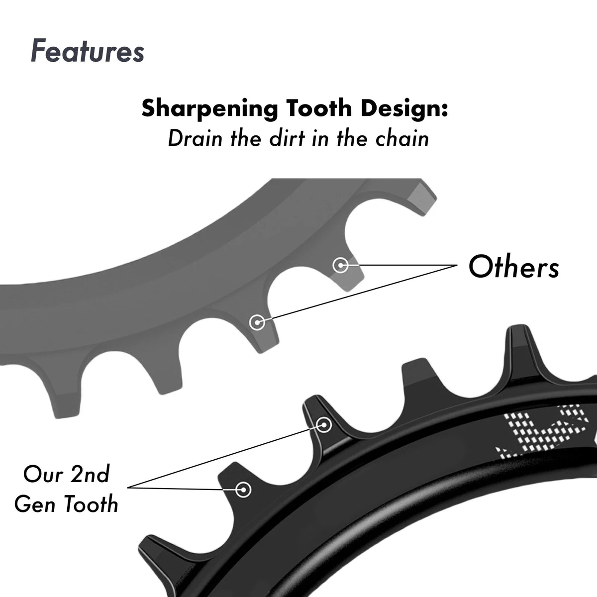 110bcd 7 8 9 10 11 12 Speed Road Bike Chainring X9692