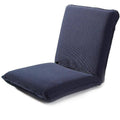 Navy Multiangle Floor Chair with Adjustable Back X86956
