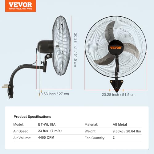 Wall Mount Fan D73419