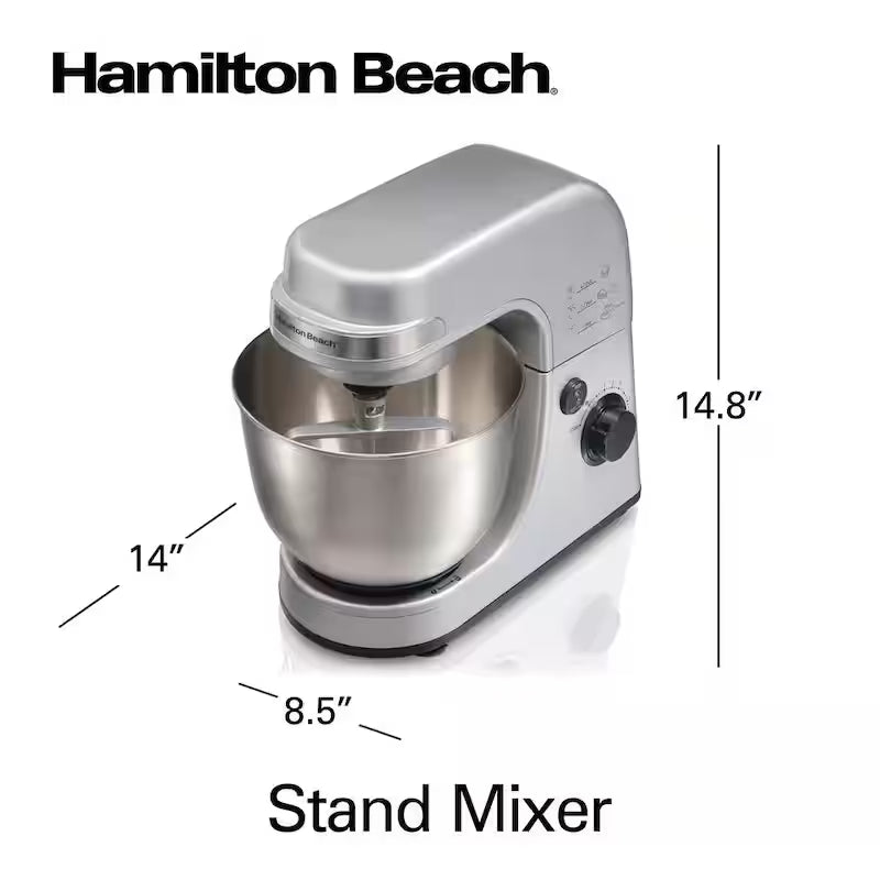 Silver 7 Speeds 4 Quart Stand Mixer S7770