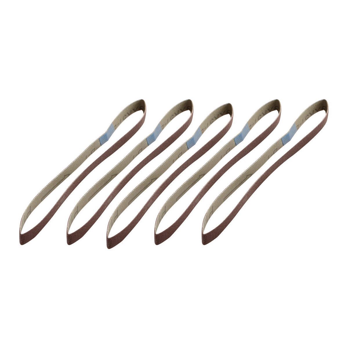 3/8 in. x 13 in. Sanding Belt Assorted Set, 5 Piece L432