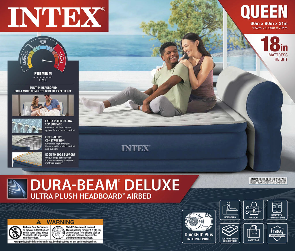 Queen Air Bed with Built-in Pump T51883