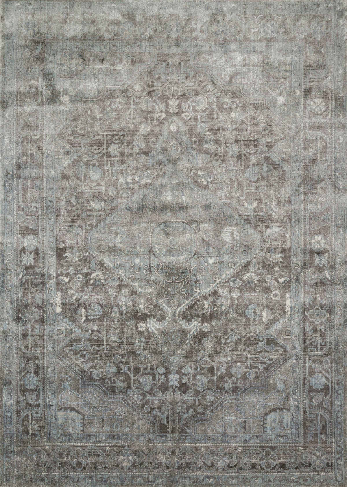 Stone Blue 9'6 x 13' Rug P444