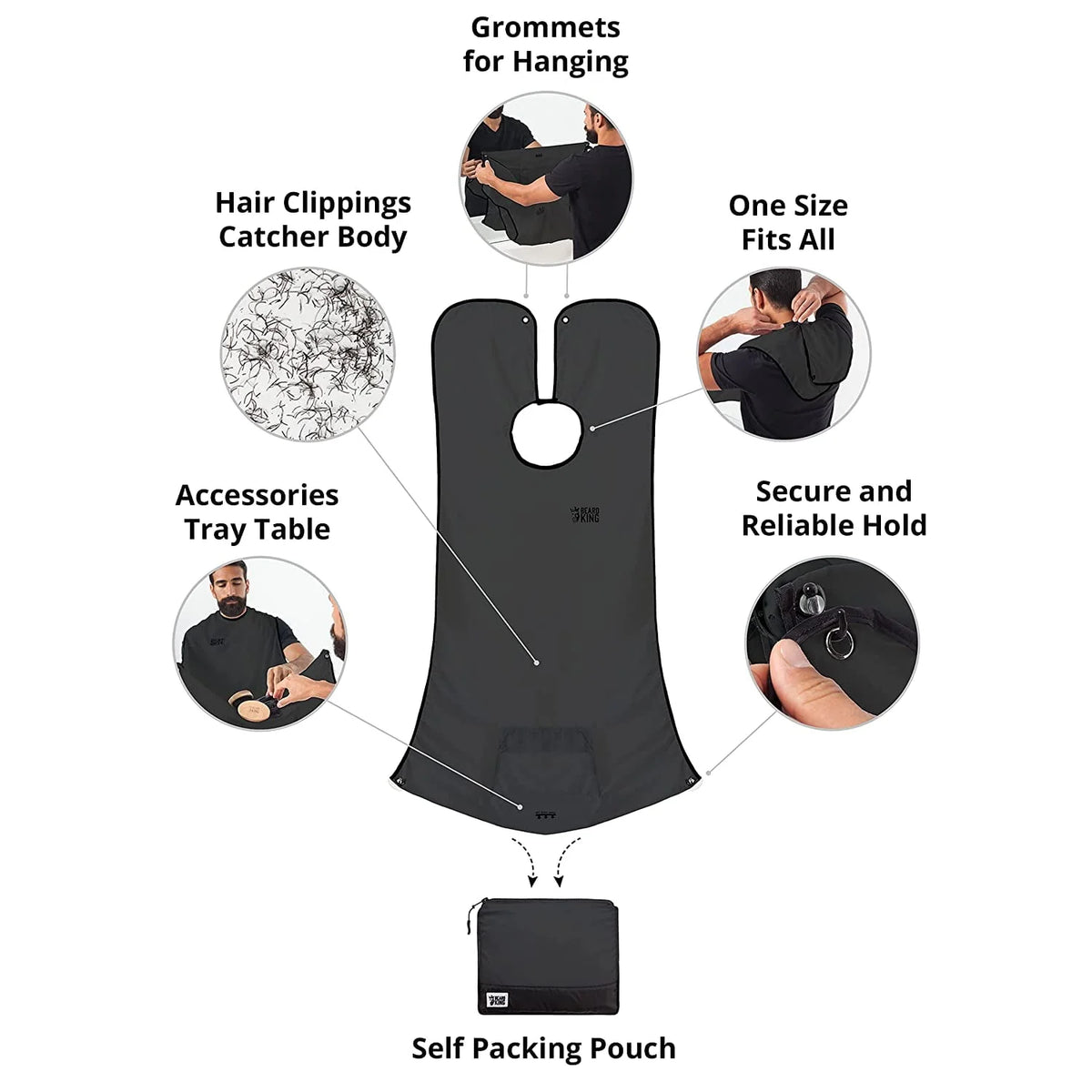 White Beard Bib S76195