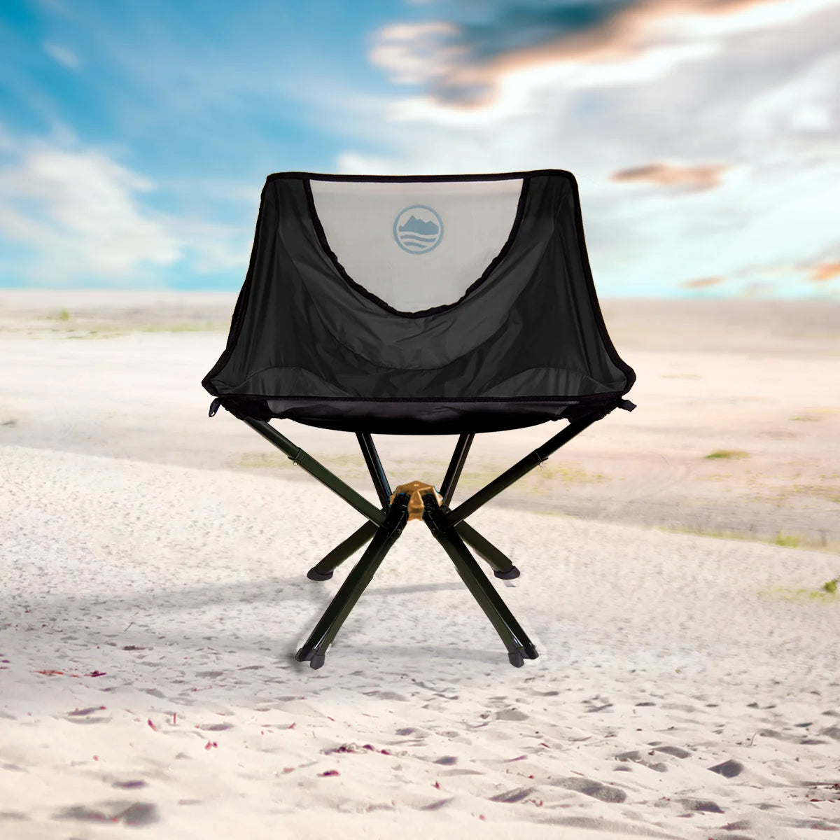 Portable Collapsible Camping Chair Supports 300 Lbs W699