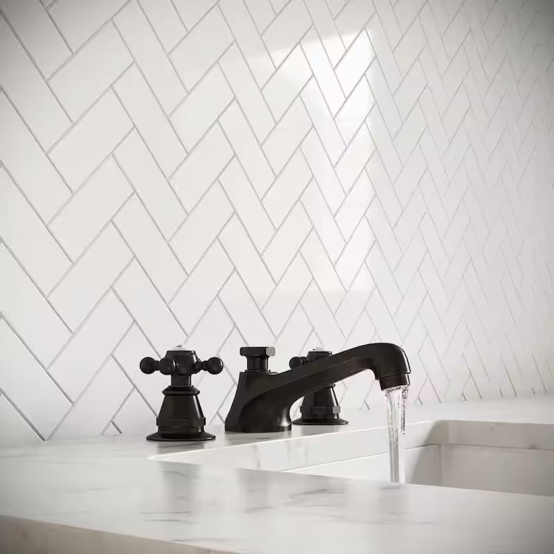 2-Handle Widespread Bathroom Faucet with Pop-Up Drain G894835