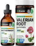 Motherwort Tincture 4 Fl. Oz. & Valerian 90 Gummies C44387